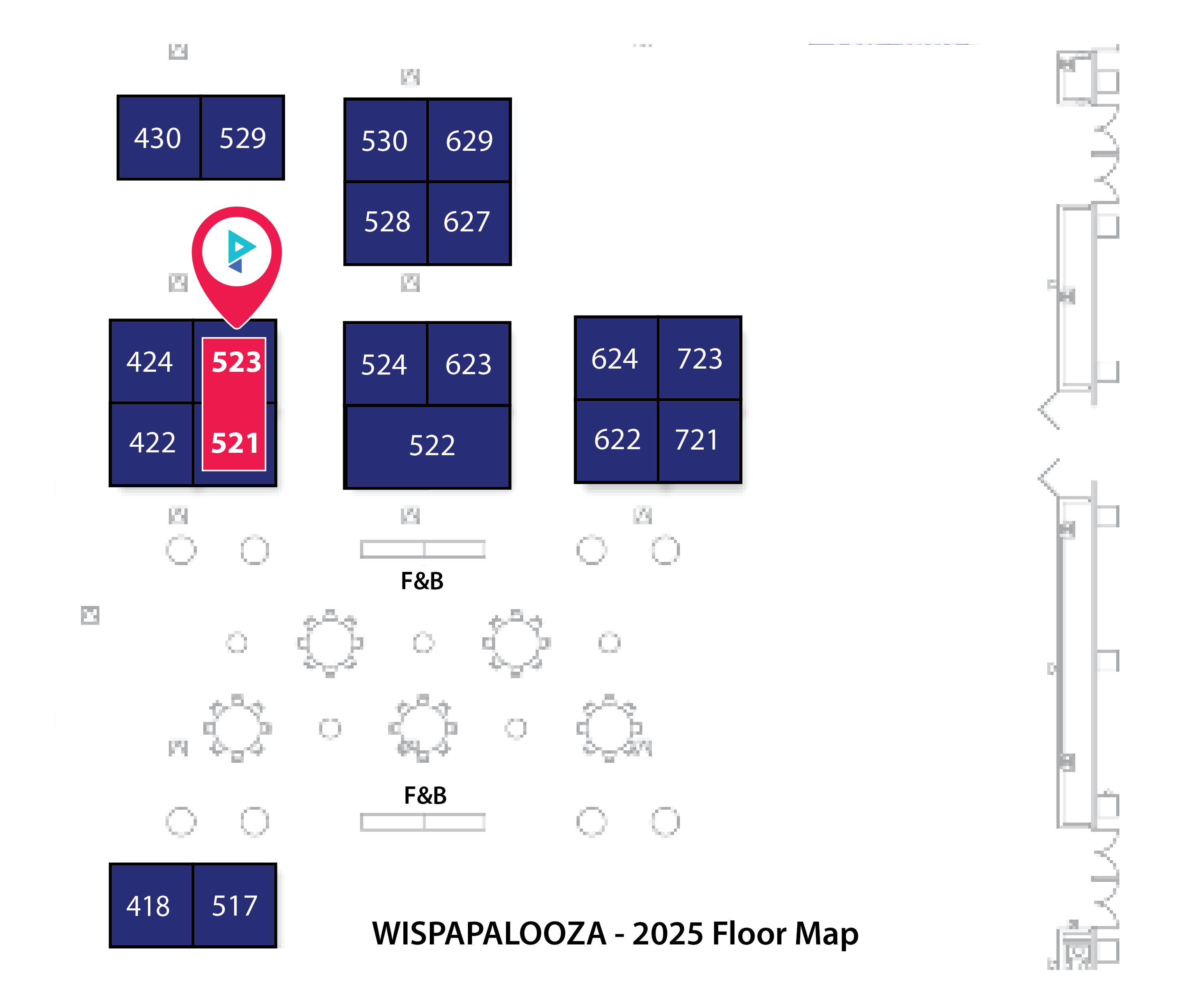 WISPAPALOOZA Floormap